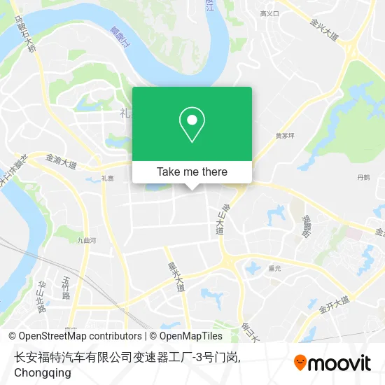 长安福特汽车有限公司变速器工厂-3号门岗 map
