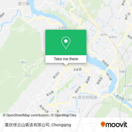 重庆缙云山索道有限公司 map