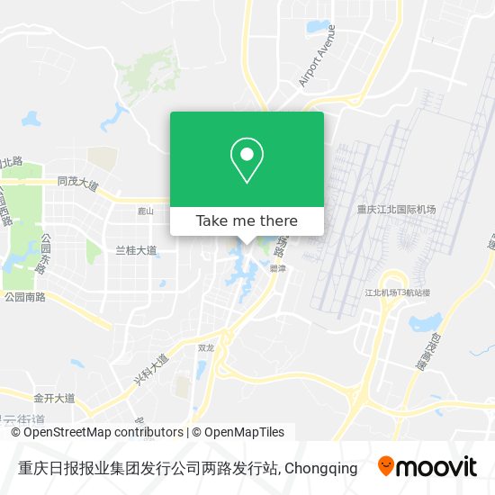 重庆日报报业集团发行公司两路发行站 map