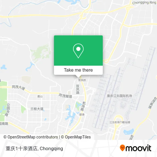 重庆1十亲酒店 map