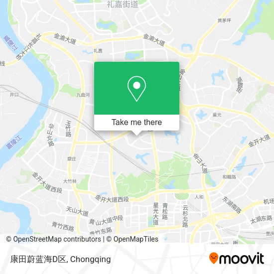 康田蔚蓝海D区 map