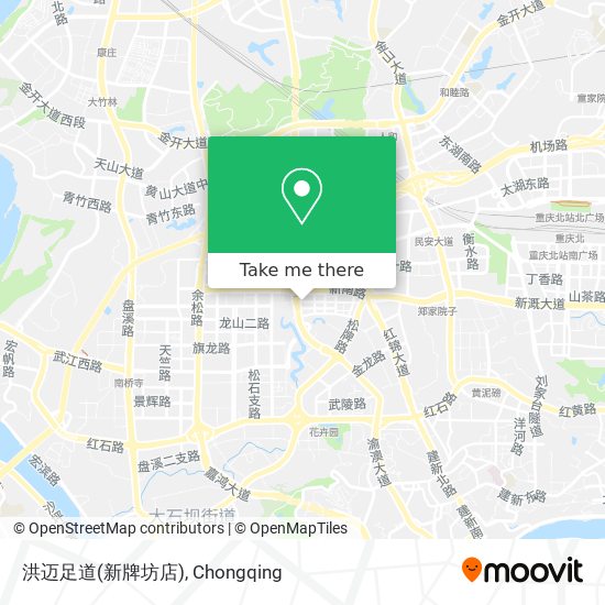 洪迈足道(新牌坊店) map
