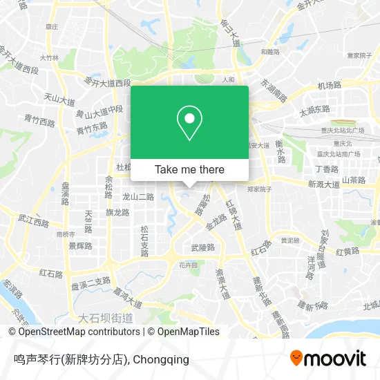 鸣声琴行(新牌坊分店) map