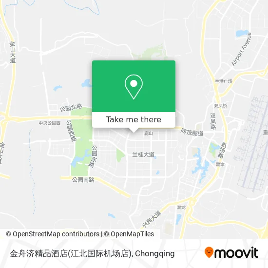 金舟济精品酒店(江北国际机场店) map