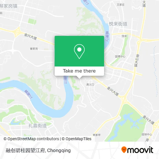 融创碧桂园望江府 map
