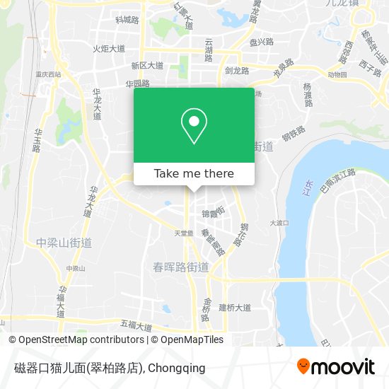磁器口猫儿面(翠柏路店) map