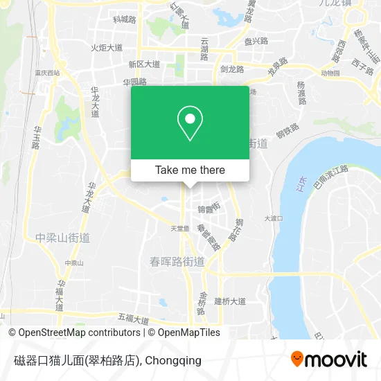 磁器口猫儿面(翠柏路店) map