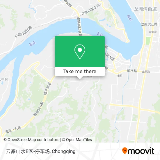 云篆山水E区-停车场 map