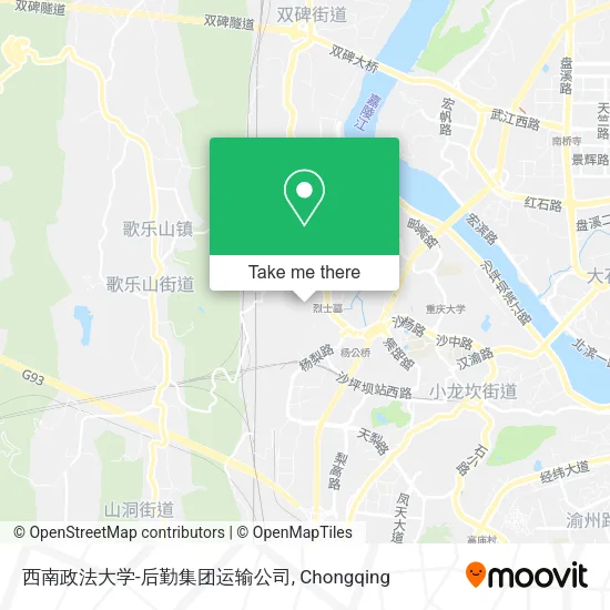 西南政法大学-后勤集团运输公司 map