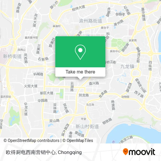 欧得厨电西南营销中心 map