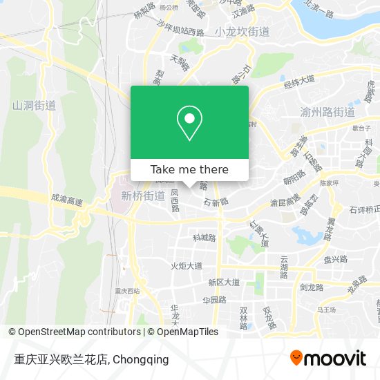 重庆亚兴欧兰花店 map