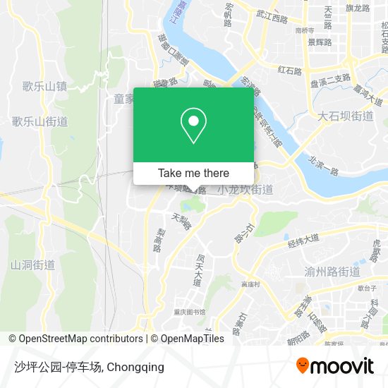 沙坪公园-停车场 map