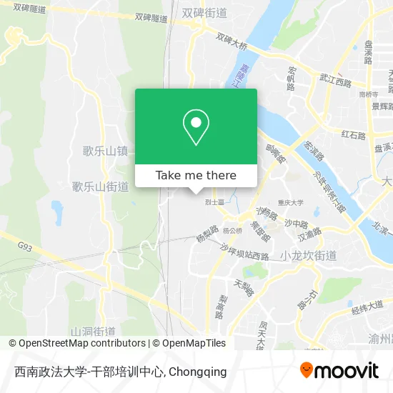 西南政法大学-干部培训中心 map