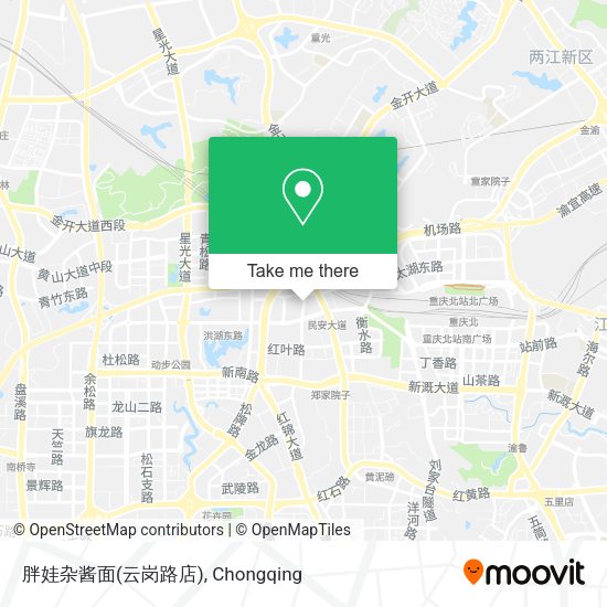 胖娃杂酱面(云岗路店) map
