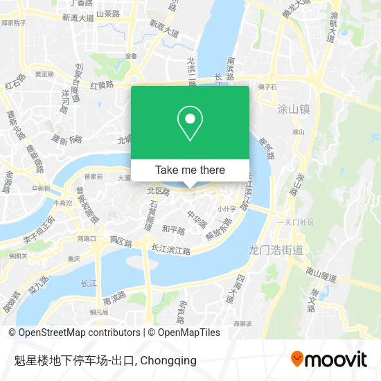 魁星楼地下停车场-出口 map