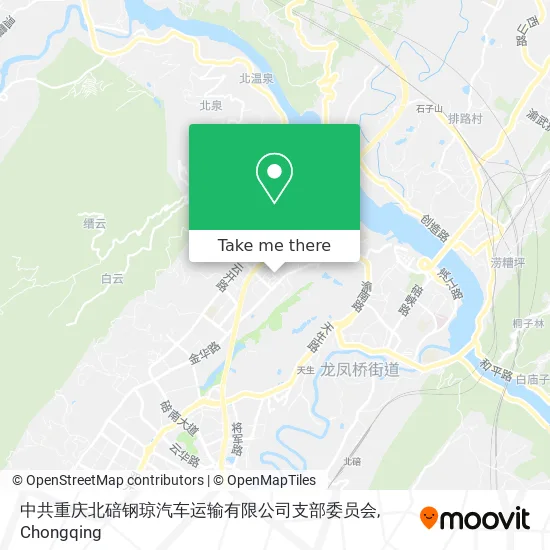 中共重庆北碚钢琼汽车运输有限公司支部委员会 map