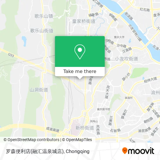 罗森便利店(融汇温泉城店) map