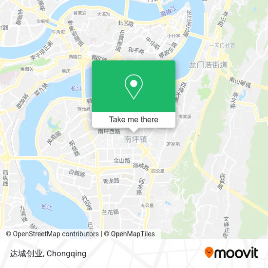达城创业 map