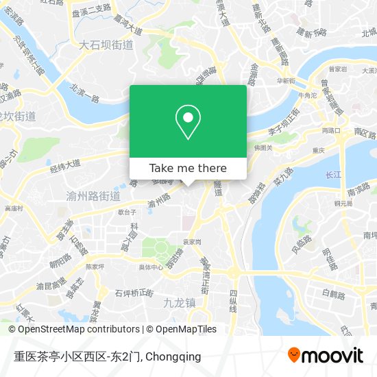 重医茶亭小区西区-东2门 map