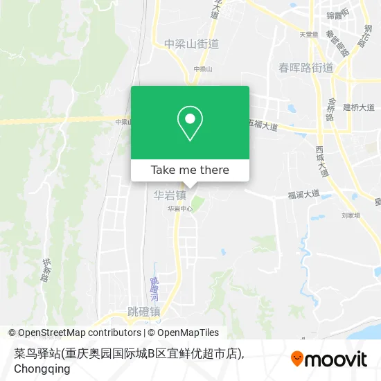 菜鸟驿站(重庆奥园国际城B区宜鲜优超市店) map