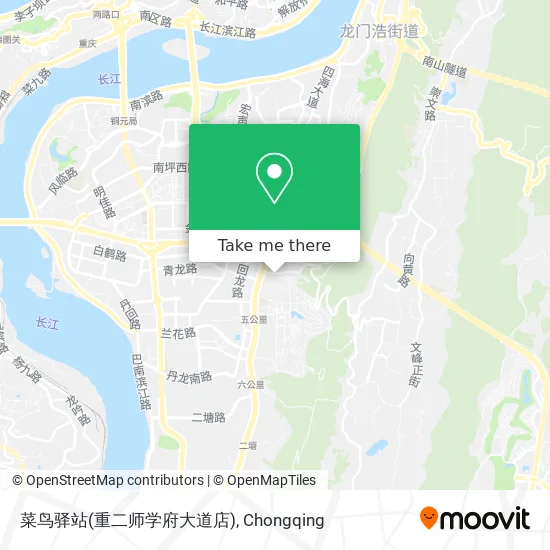菜鸟驿站(重二师学府大道店) map