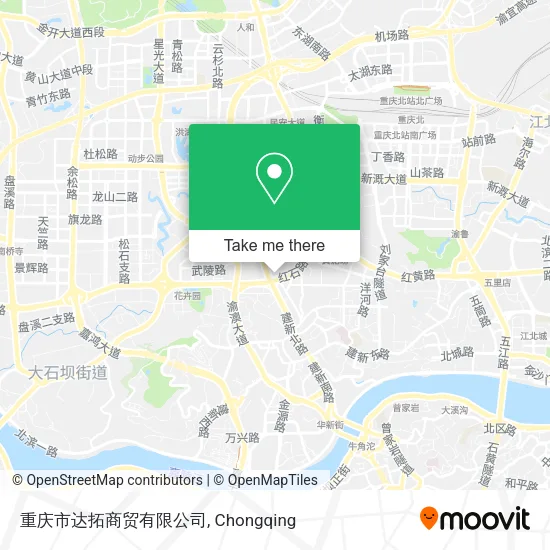 重庆市达拓商贸有限公司 map
