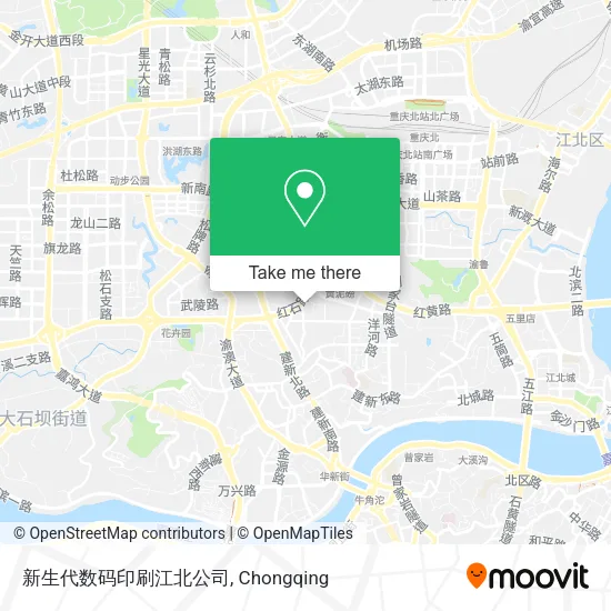 新生代数码印刷江北公司 map