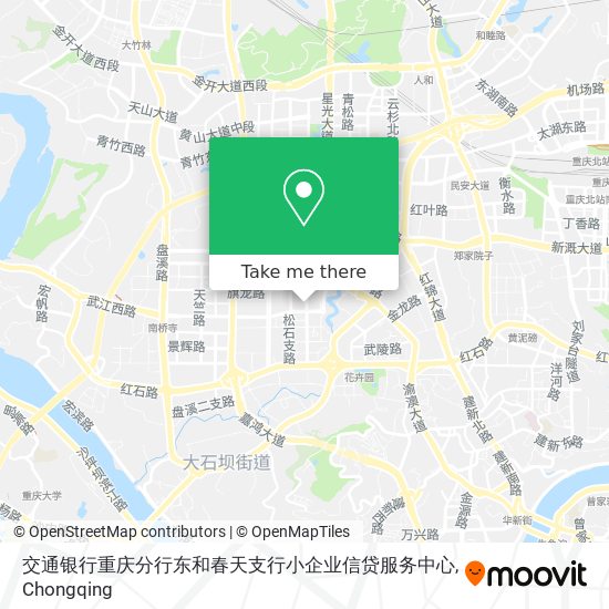 交通银行重庆分行东和春天支行小企业信贷服务中心 map