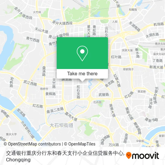 交通银行重庆分行东和春天支行小企业信贷服务中心 map