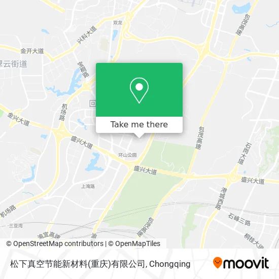松下真空节能新材料(重庆)有限公司 map