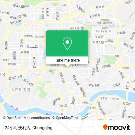 24小时便利店 map