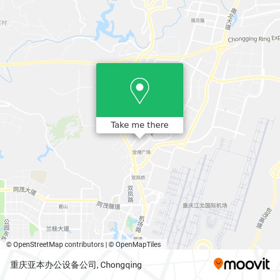 重庆亚本办公设备公司 map