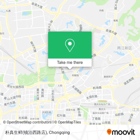 朴真生鲜(镜泊西路店) map