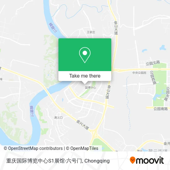 重庆国际博览中心S1展馆-六号门 map