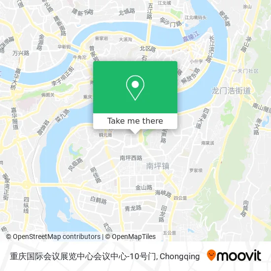重庆国际会议展览中心会议中心-10号门 map