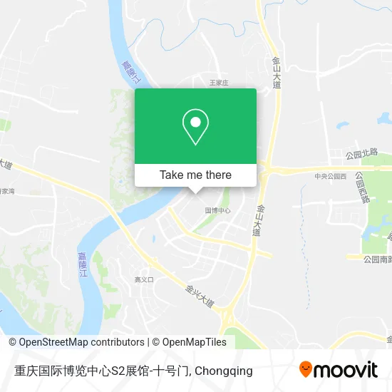 重庆国际博览中心S2展馆-十号门 map