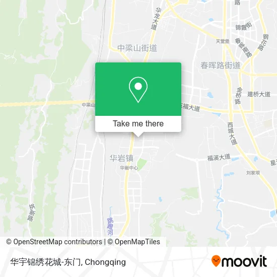 华宇锦绣花城-东门 map