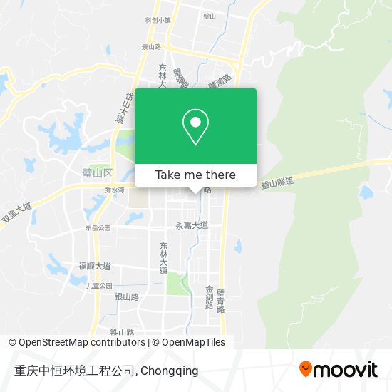 重庆中恒环境工程公司 map