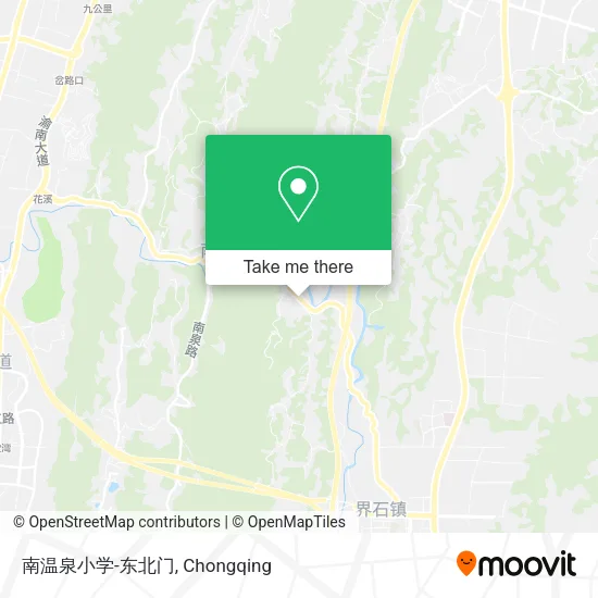 南温泉小学-东北门 map