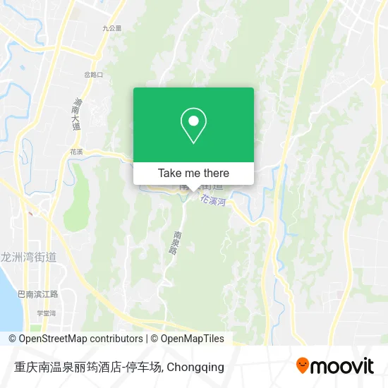 重庆南温泉丽筠酒店-停车场 map