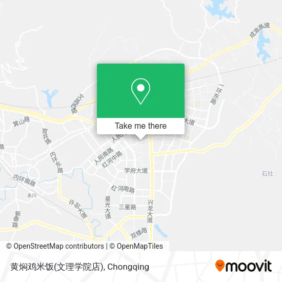 黄焖鸡米饭(文理学院店) map