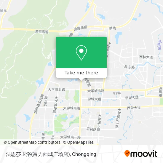 法恩莎卫浴(富力西城广场店) map