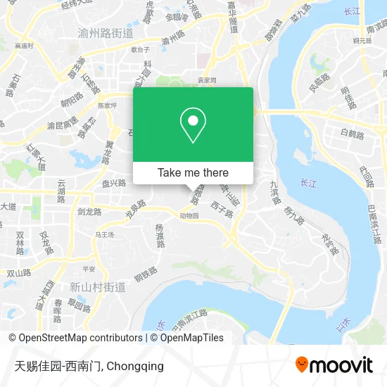 天赐佳园-西南门 map