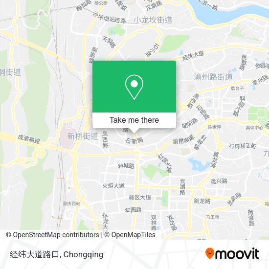 经纬大道路口 map