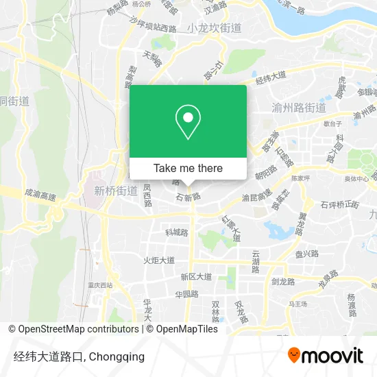 经纬大道路口 map