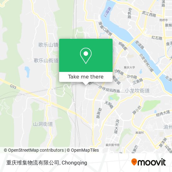重庆维集物流有限公司 map