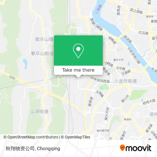 秋翔物资公司 map