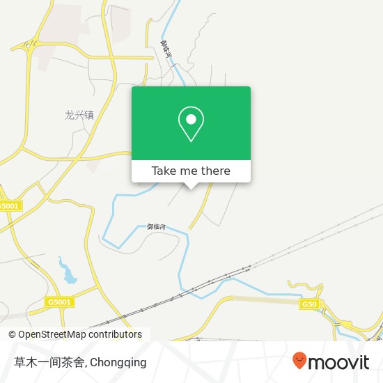 草木一间茶舍 map