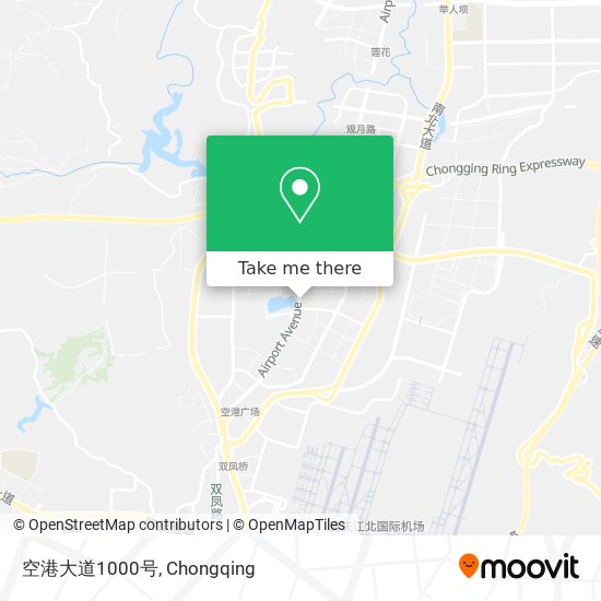 空港大道1000号 map