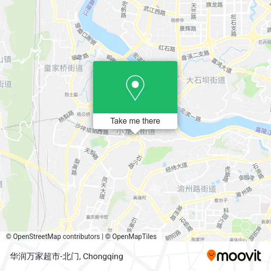 华润万家超市-北门 map
